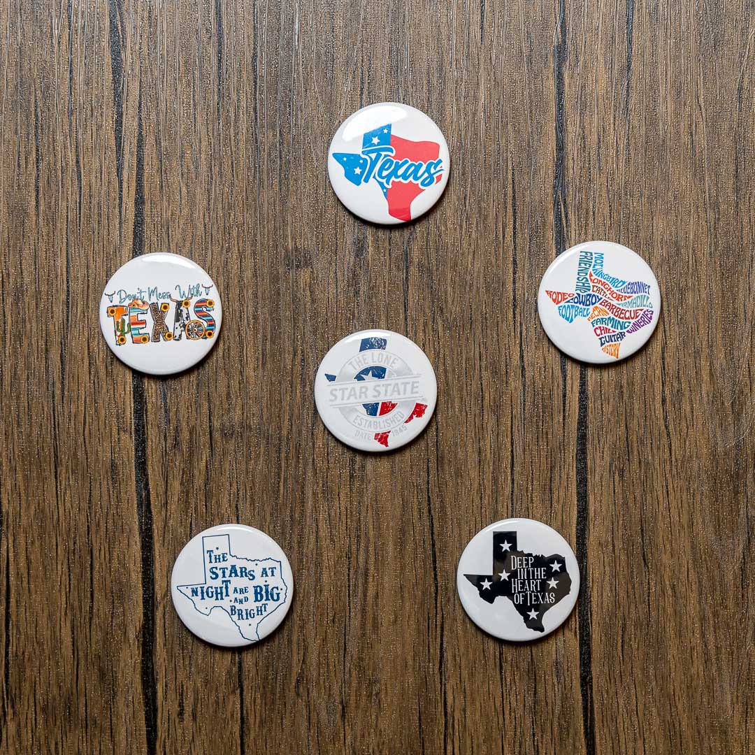 Custom Small Round Photo Magnets (set of 06)