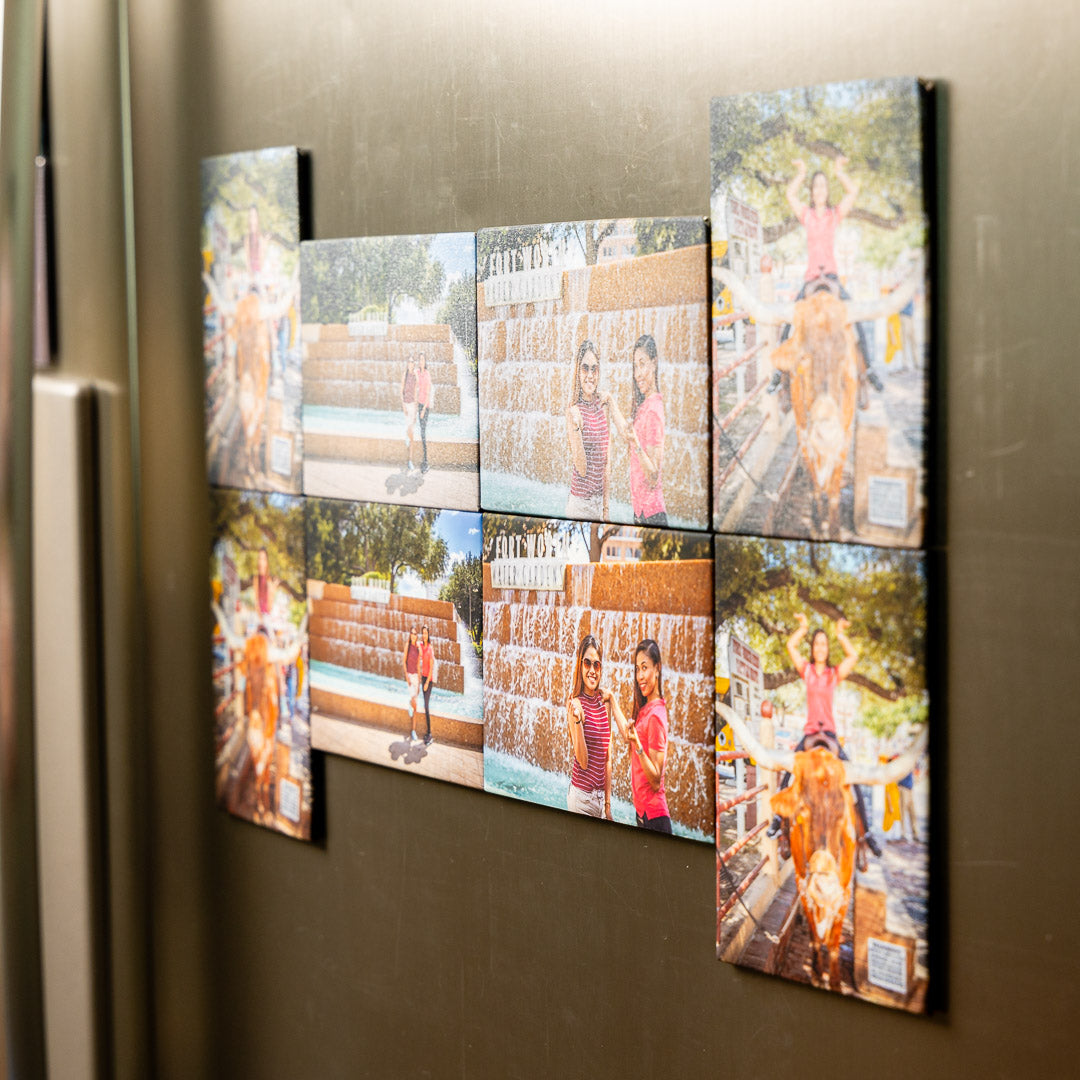 Custom Rectangular Photo Magnets (set of 08)
