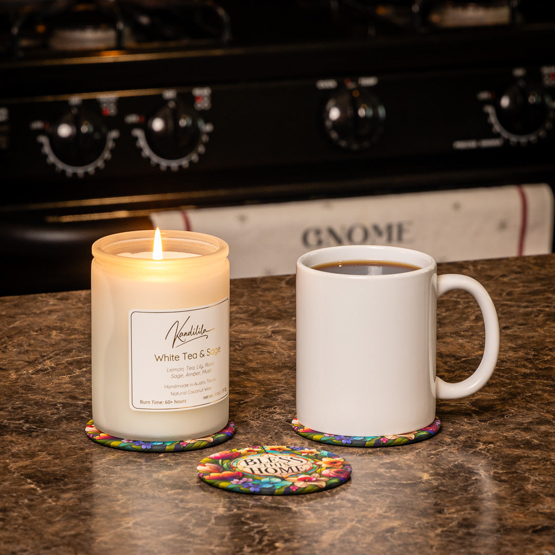 Custom Round Photo Coasters (set of 03)
