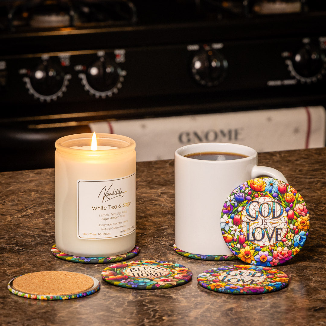 Custom Round Photo Coasters (set of 06)