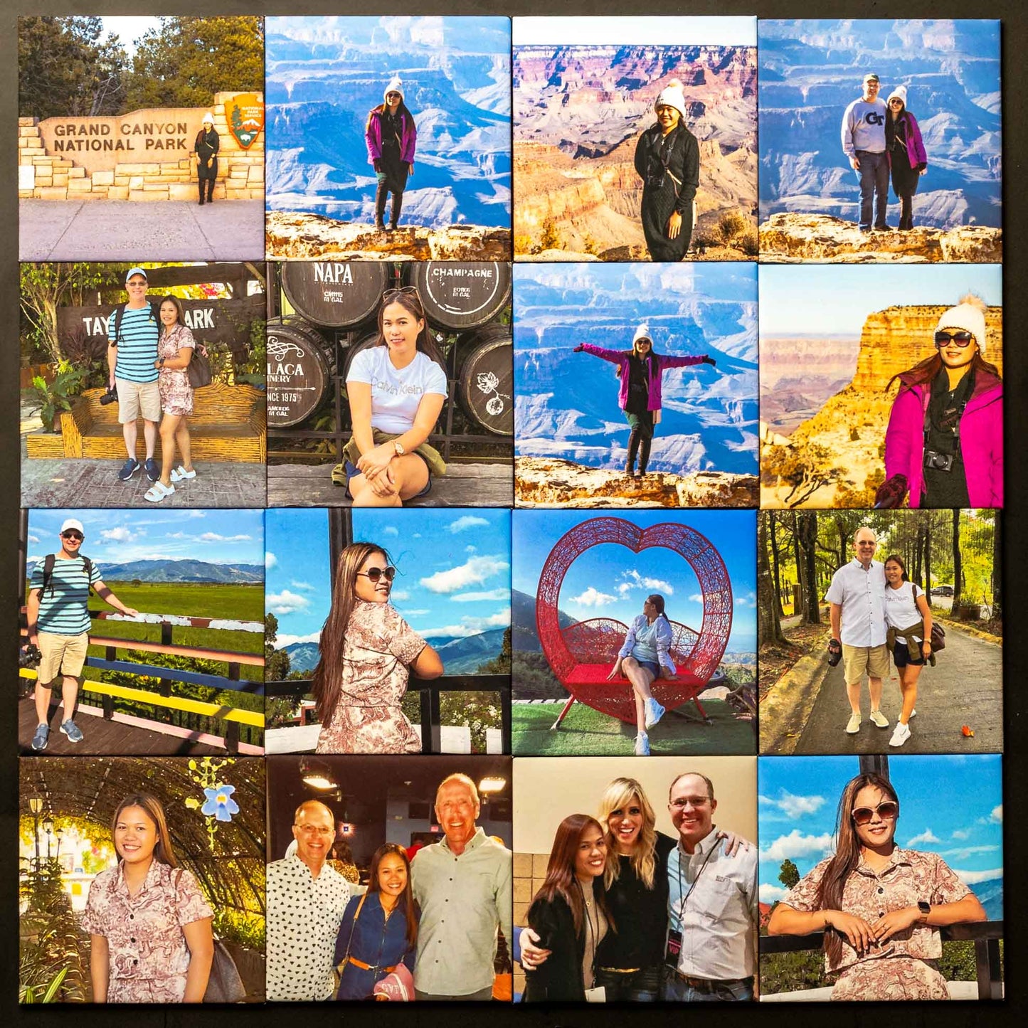 Custom Square Photo Magnets (set of 16)