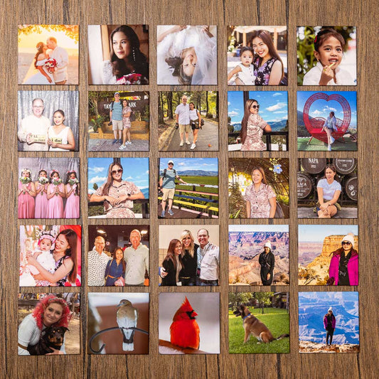 Custom Square Photo Magnets (set of 25)