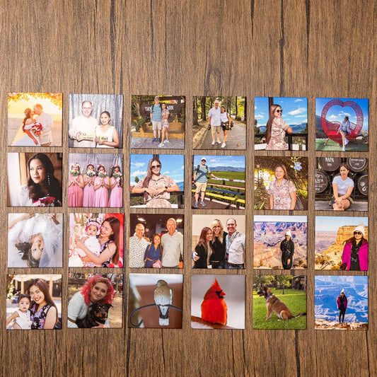 Custom Square Photo Magnets (set of 24)