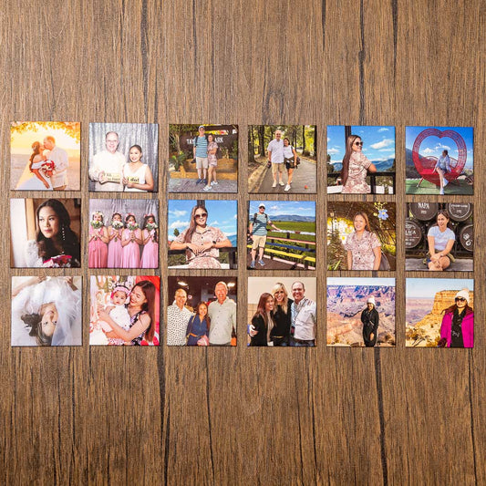 Custom Square Photo Magnets (set of 18)