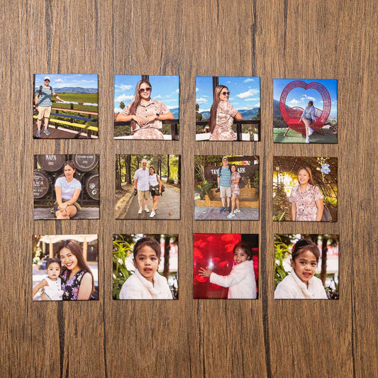 Custom Square Photo Magnets (set of 12)